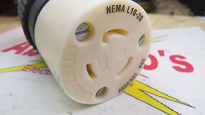 Conector de bloqueo Bryant Nema L10-20 20 Amp 125/250 voltios 71020NC Foto 1 de 4