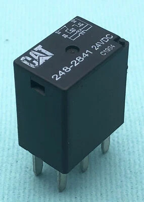1PC CAT Excavator Relay 248-2841 24VDC Power Relay 5Pins - Image 1 of 4