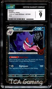 Tarjeta Pokémon de truco o comercio CGC 9 COMO NUEVA Gengar 057/091 COSMOS HOLO - Imagen 1 de 2