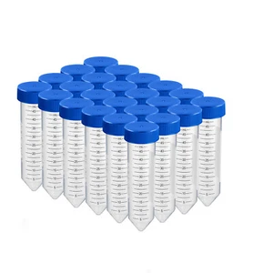 Biologix 50ml Conical Bottom Centrifuge Tubes With Flat Top Screw Caps - Picture 1 of 6