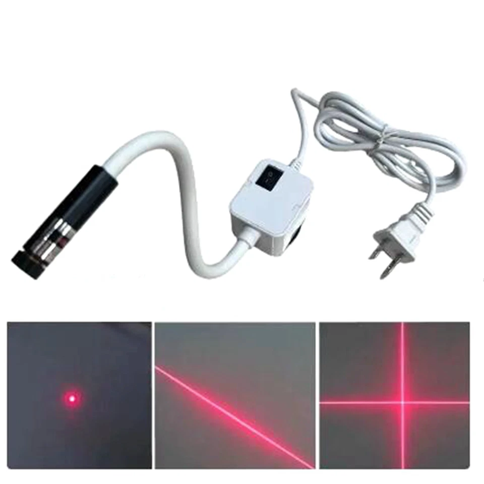 650nm Sewing Machine Laser Light Cross Line Dot Red Laser Locator Switch+magnet - image 1 of 4