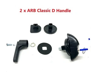 2 x Classic ARB Canopy Side or Rear Lift Up Glass Window D Handle Hardtop Locks - Bild 1 von 12