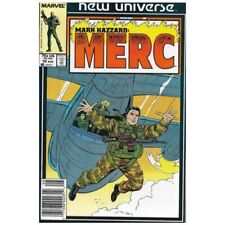 Mark Hazzard: MERC #10 Newsstand in Very Fine minus condition. Marvel comics [f]