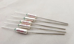 5 fusibles térmicos 227 °C 227 grados TF corte corte 10A CA 250V nuevo - Imagen 1 de 8