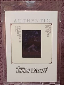 Eric Davis Topps Vault Authentic 35mm Original Negative Slide 1/1 Giants 3/03/01 - Picture 1 of 3