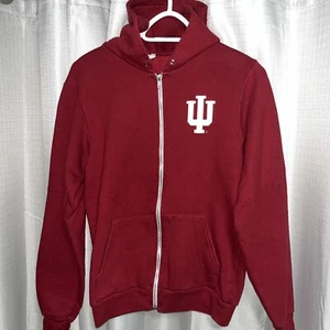 Hoodie Damen Größe Small, University of Indiana Hoosiers, durchgehender Reißverschluss - Bild 1 von 9