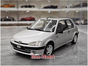 OTTO 1:18 PEUGEOT 106 Limited Resin Modellauto Diecast Geschenke Sammlung Silber - Bild 1 von 18