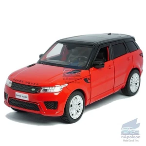 Land Rover Range Rover Sport 1:32 Model Car Diecast Toy Vehicle Kids Gift Red - Imagen 1 de 12