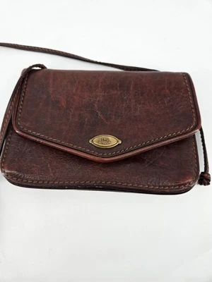 Bandolera italiana vintage The Bridge pequeña de cuero marrón  Foto 1 de 4