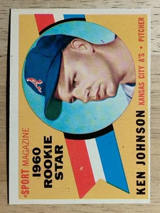 1960 Topps #135 Ken Johnson RS RC (EXMT) - Bild 1 von 2
