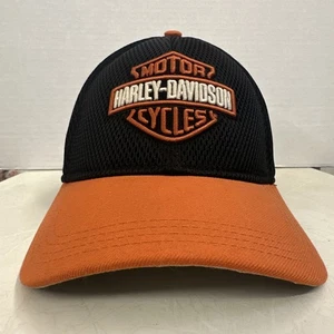 New Era 39Thirty Harley Davidson Baseball Hat Cap FlexFit S/M  Embroidered - Picture 1 of 7
