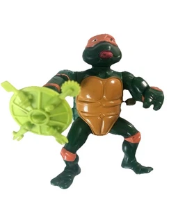 TMNT Wacky Action Mike Figure 1990 Teenage Mutant Ninja Turtles Playmates - Picture 1 of 6