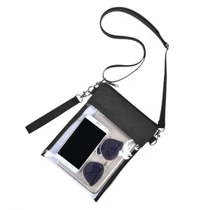 Clear Crossbody Purse Bag Stadium Approved Clear Tote Bag for Work Concert Sp... - Picture 1 of 6