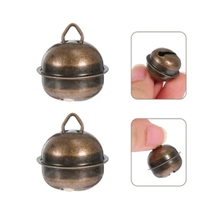 60 Pcs Bell Accessories Dinner Party Decorations Bronze Ornament - Imagen 1 de 12