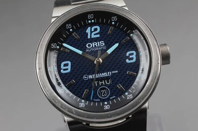 [Exc+5] ORIS Williams F1 Team 7560 Day/Date Navy Blue Automatic Men’s Watch  - Image 1 of 4
