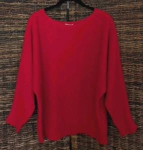 Joie Wolle Kaschmir Mischung Pullover Medium Rot Weihnachten Urlaub Party Festlich Kuschelig - Bild 1 von 6