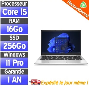 ☑️⭐☑️HP Elitebook 830 G7 - Core i5-10310U - SSD 256 Go Ram 16Go - Win11☑️⭐☑️ - Photo 1/7