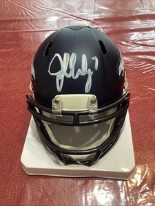 Mini Casco John Elway AUTÓGRAFO Broncos *Holo de Jugador* FIRMADO - Imagen 1 de 6