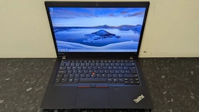 Lenovo ThinkPad T490S Laptop, i5 8th Gen, 16 GB RAM, 512 GB NVMe SSD, Windows 11 - Image 1 of 4