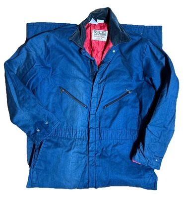 Walls Blizzard-Pruf Vintage Men’s Insulated Coveralls XL Tall 46-48 Made In USA - Image 1 of 4