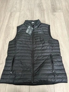 Eddie Bauer Womens Black Down Filled Puffer Vest EB650 Size L - Picture 1 of 10