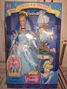 Disney Classics 11.5" Dress Up Dream CINDERELLA Barbie 1998 Perfect Doll. - Picture 1 of 2