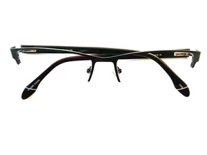 Robert Mitchel XL Eyeglasses Frames RMXL6001 BK Rectangular Half Rim 59-18-150 - Picture 1 of 3