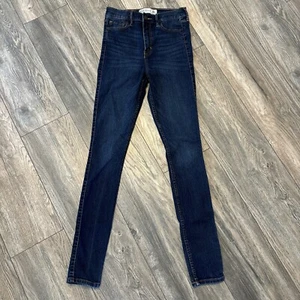 Abercrombie & Fitch High Rise Super Skinny Jeans Größe 25 0 R EUC V12 - Bild 1 von 9