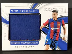 ROBERT LEWANDOWSKI 2023-24 Panini Immaculate Relic Silver /49 #TS-RLI Barcelona - Bild 1 von 6