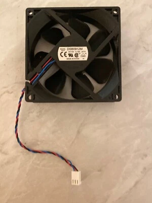 HP / DELL Desktop Computer REAR Fan DSB0912M 3-PIN Connector  (NEW) - Image 1 of 4