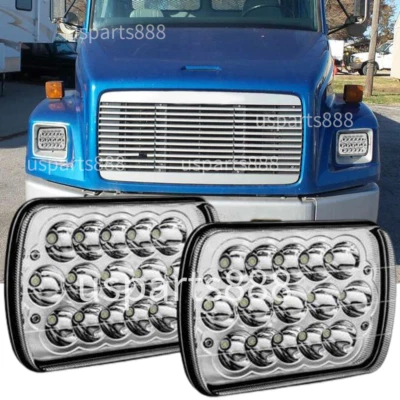 New 2PC 7x6" 5x7 LED Headlight fit for Kenworth T300 Freightliner FL60 FL70 FL80 - Image 1 of 4
