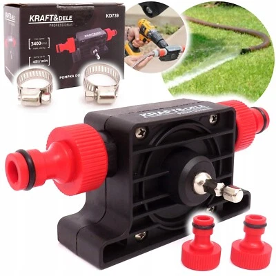 Pompa Travaso Liquidi per Trapano Facile e Veloce Adatta a Vari Tipi di Liquidi - Immagine 1 di 4