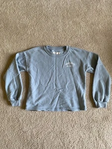 Felpa Abercrombie bambino 13/14 colore azzurro New York City casual divertente - Foto 1 di 13