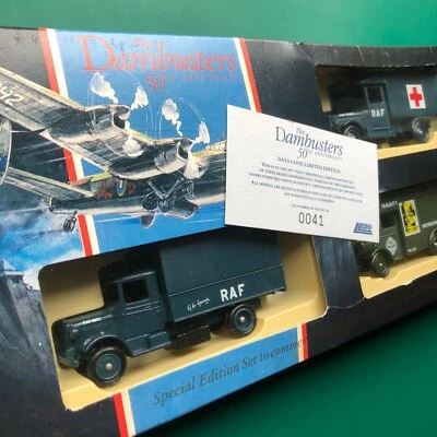 Lledo DAMBUSTERS RAID 50th Anniversary Die-Cast Model Set RAF Scampton #0041 LTD - Image 1 of 4