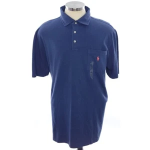 Polo Ralph Lauren Classic Fit Solid Navy Kurzarm Poloshirt Herren XL - Bild 1 von 11
