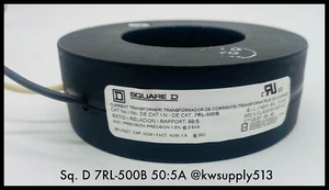 7RL-500B ~ Square D 7RL-500B 50:5A Current Transformer ~ 90 Day Warranty - Picture 1 of 3