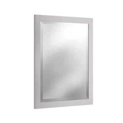 Alaterre Furniture 24 in. W x 30 in. H Framed Rectangular Beveled Edge Bathroom - Image 1 of 4