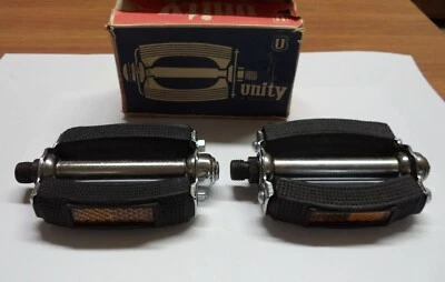 UNITY COPPIA PEDALI PER PIAGGIO CIAO BRAVO BOXER COLORE NERO E CICLOMOTORE GARELLI