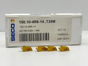 Seco 150.10-4R6-14 | New Carbide Inserts | 05314 | Grade T25M | 4pcs - Picture 1 of 2