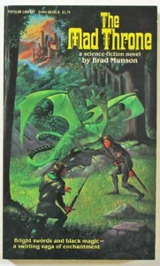 The Mad Throne by Brad Munson 1979 Popular Library Paperback - Bild 1 von 1