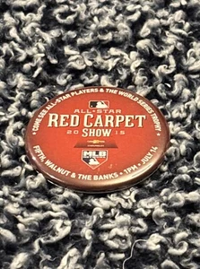 2015 MLB All Star Game Cincinnati OH Reds Red Carpet Show Button - Picture 1 of 3