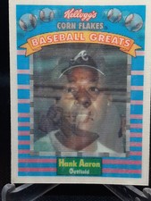 Hank Aaron | 1991 Kellogg's Corn Flakes Baseball Card | Sportflics #2 of 15