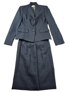 Le Suit Damen marineblau/schwarz Rock Anzug 3 Knöpfe 2-teilig Gr. 4 neu mit Etikett Neu mit Etikett - Bild 1 von 24