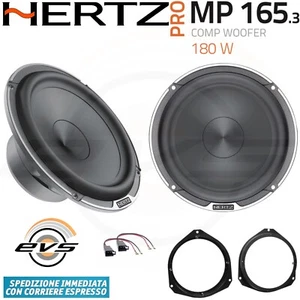 Hertz Mp 165.3 Set Arcas Altavoces Woofer Delanteros para Opel Astra H - Imagen 1 de 4