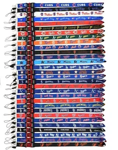 MLB Lanyard 22" Quick Release & Breakaway Clasp pick Teams Badge Holder Keychain - Picture 1 of 13