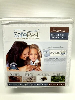 SafeRest ¡¡¡Nuevo!!! Estuche Colchón Queen Hipoalergénico 18 pulgadas ¡A PRUEBA DE INSECTOS EN LA CAMA!! Foto 1 de 4
