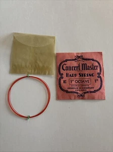 Antique E 1st. Octave Concert Master Harp String Armour &Company Chicago - Picture 1 of 3