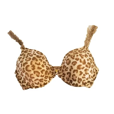 Nuevo con etiquetas Sujetador Natori Pure Luxe Calce Completo Talla 32D Castillo de Arena Estampado Animal Beige Leopardo Foto 1 de 4