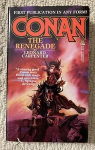 Conan The Renegade-1st Edition-1986-TOR Books-Leonard Carpenter-Very Good!! - Picture 1 of 5