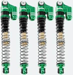 Power Hobby - 1/24 Aluminum 58mm Long Travel Shocks, Grn, for SCX24 Jeep, Bronco - Picture 1 of 2